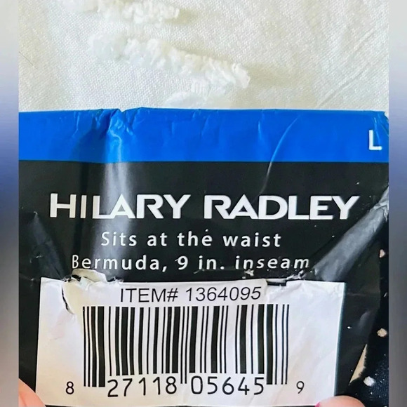 Hilary Radley pokadot Bermuda shorts women size Large - Picture 2 of 7